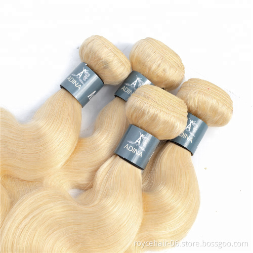 Hot Sale Human Hair Extension Body Weave Color 613 Raw Indian Hair Vendor